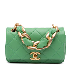 Small Quilted Lambskin Chain Is More Flap