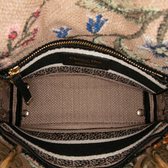 Mini Embroidered Canvas Mille Fleurs Lady D Lite