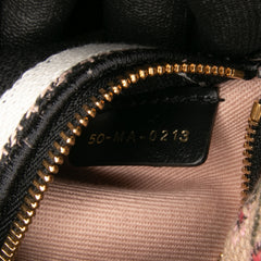 Mini Embroidered Canvas Mille Fleurs Lady D Lite