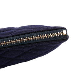 Paris Hamburg Medium Quilted Wool Coco Sailor Charms O Case Clutch