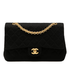 Medium Classic Jersey Bijoux Chain Double Flap