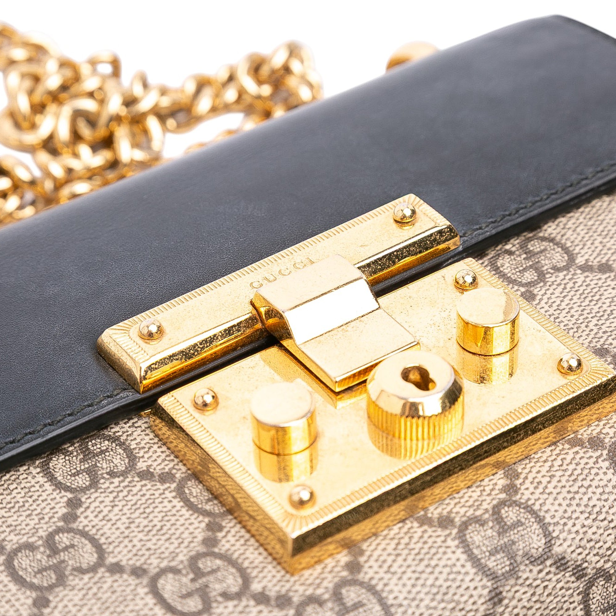 Small GG Supreme Padlock Crossbody