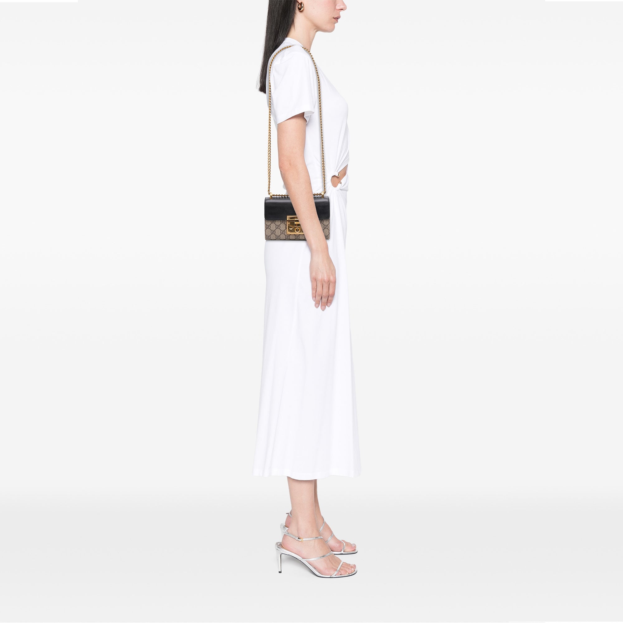 Small GG Supreme Padlock Crossbody