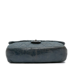 Jumbo Iridescent Calfskin In The Mix Flap