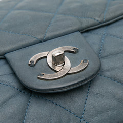 Jumbo Iridescent Calfskin In The Mix Flap