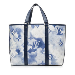 Monogram Watercolor Weekend Tote PM_0