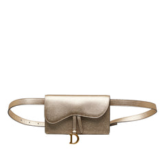 Leather Saddle Belt Pouch