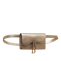 Leather Saddle Belt Pouch