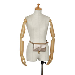 Leather Saddle Belt Pouch