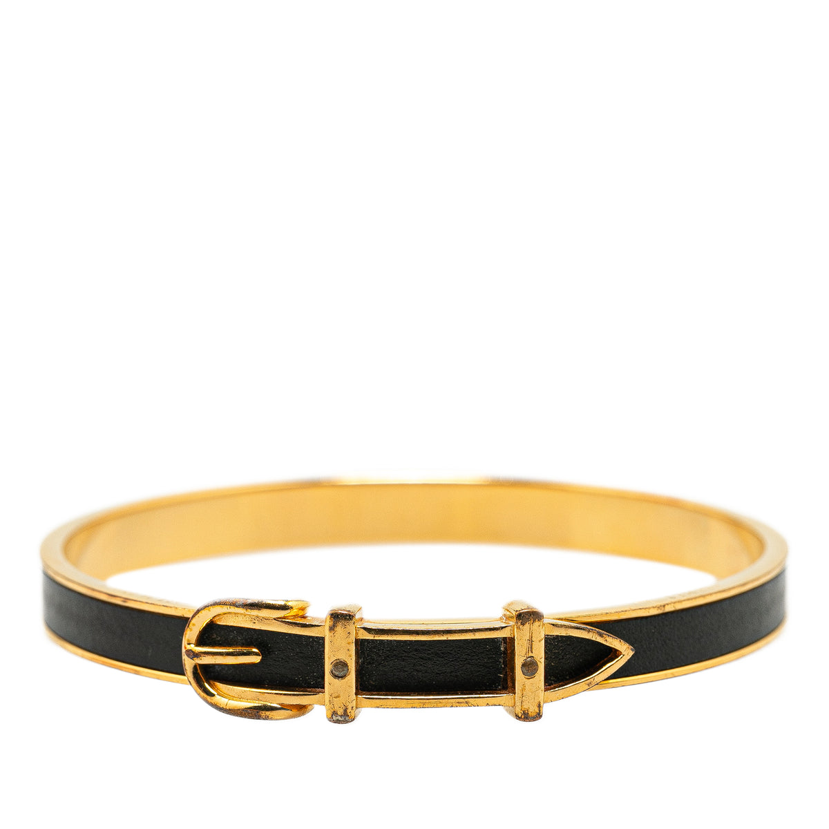 Leather Belt Buckle Bangle