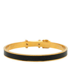 Leather Belt Buckle Bangle