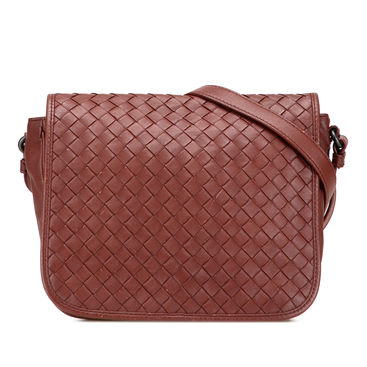 Nappa Intrecciato Flap Crossbody