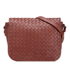 Nappa Intrecciato Flap Crossbody