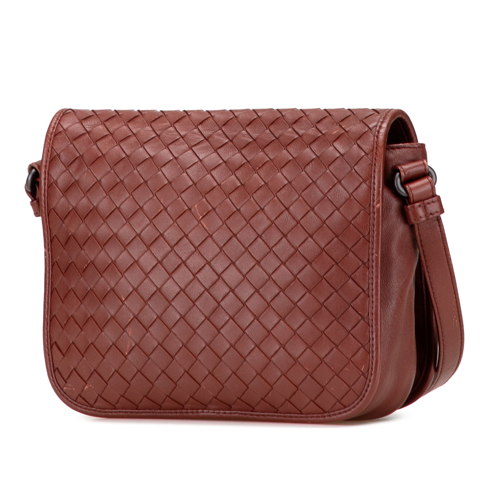 Nappa Intrecciato Flap Crossbody