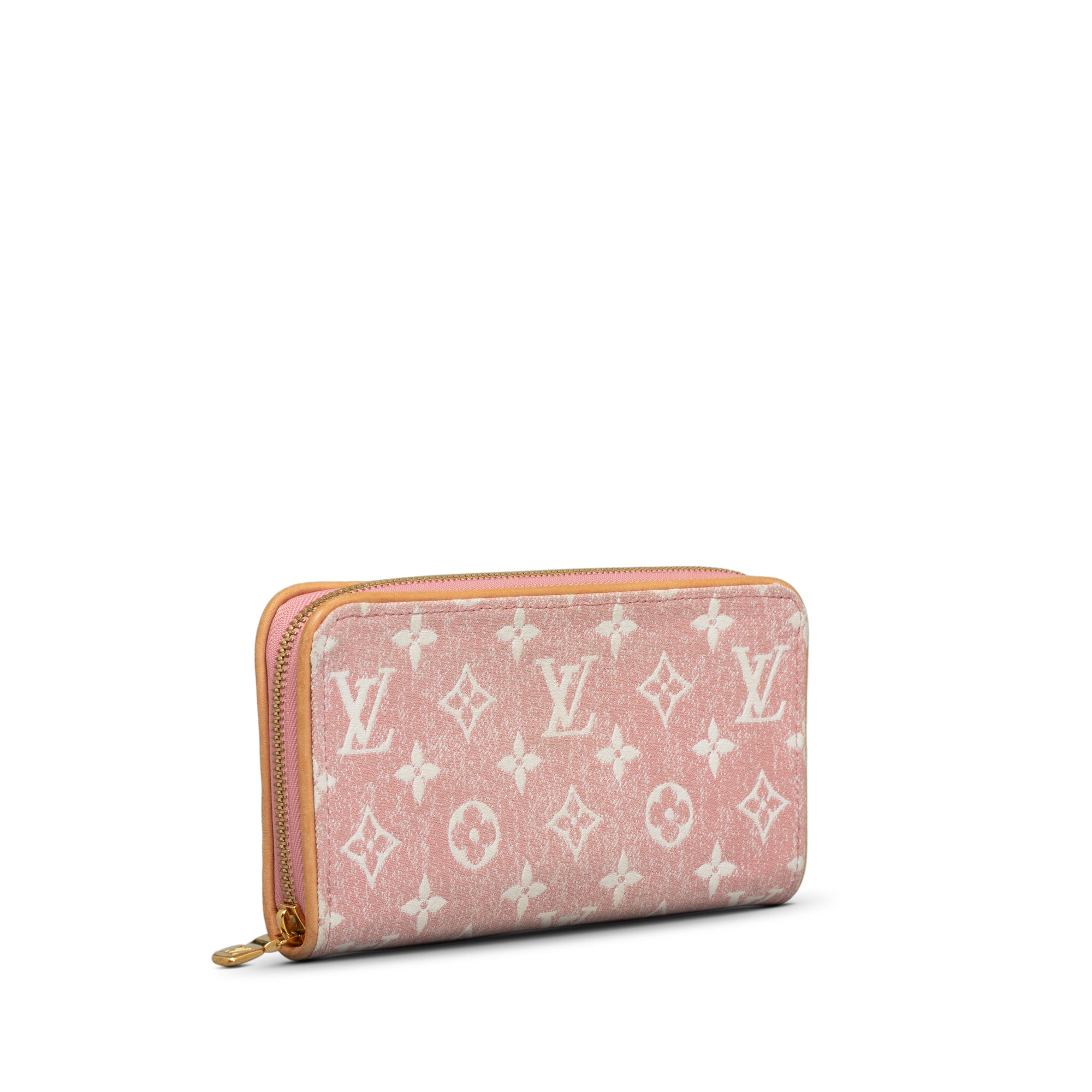 Monogram Denim Jacquard Zippy Wallet