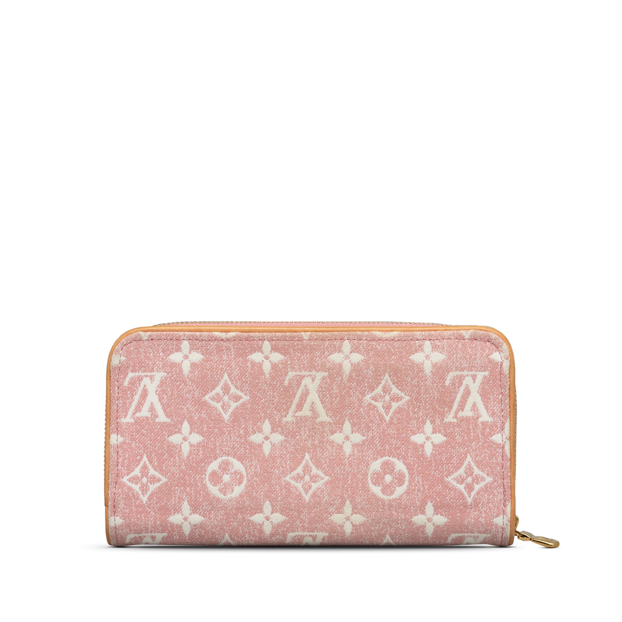 Monogram Denim Jacquard Zippy Wallet