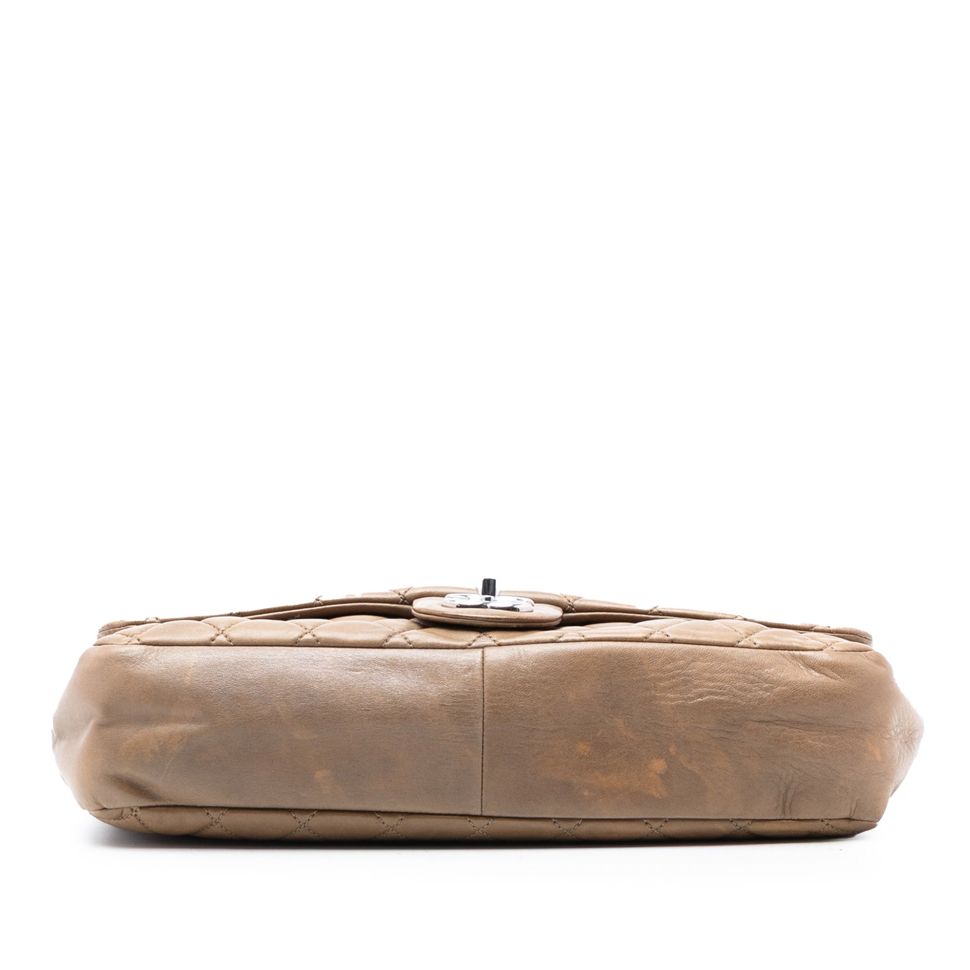 Jumbo Quilted Lambskin Coco Rain Flap