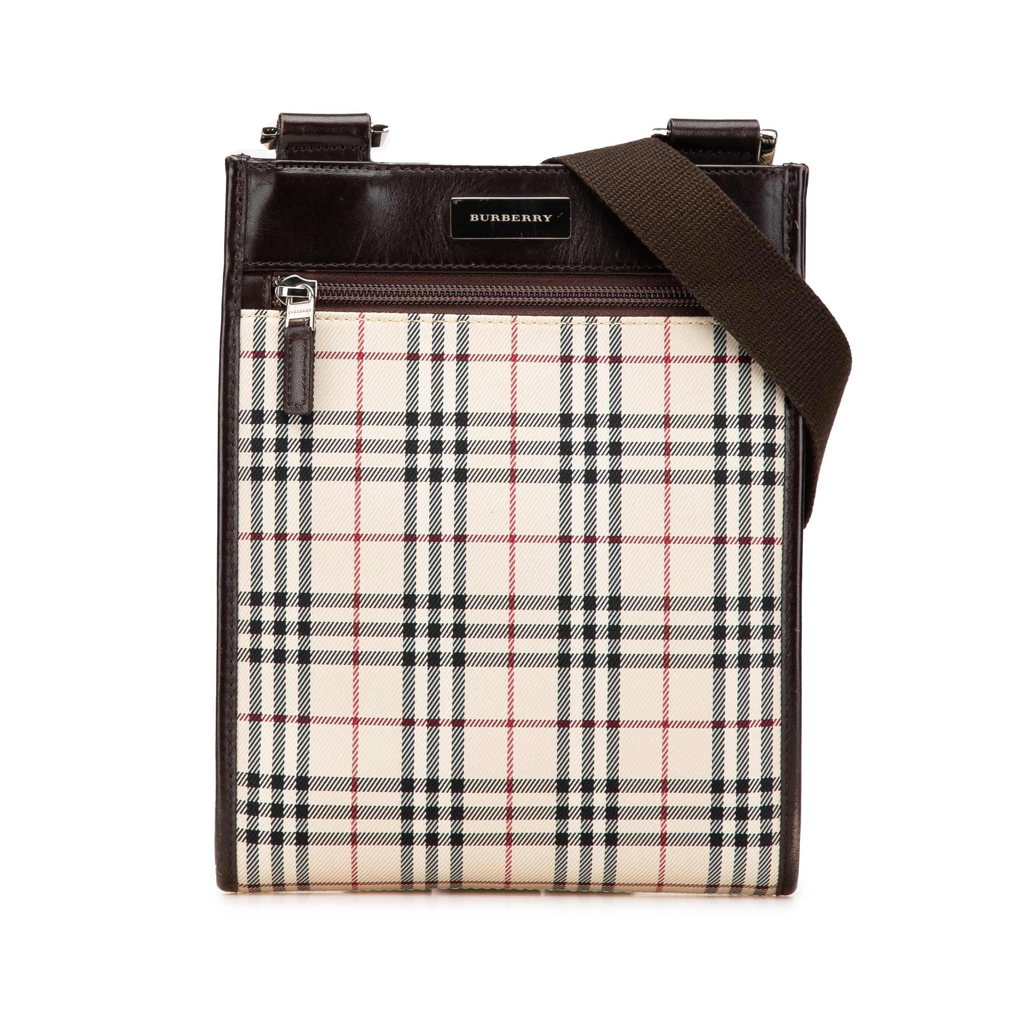 House Check Canvas Crossbody