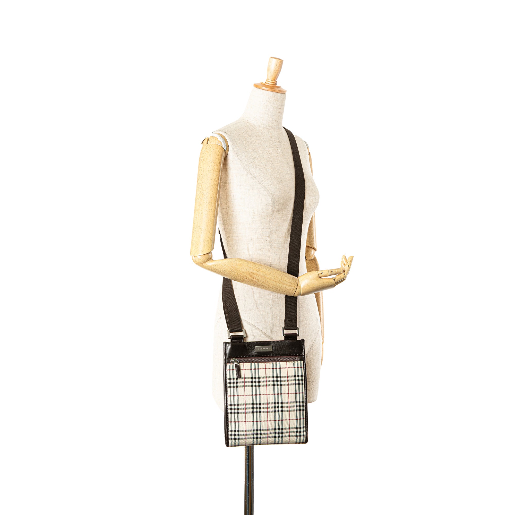 House Check Canvas Crossbody