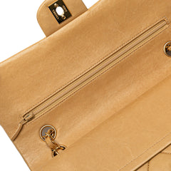 Medium Classic Lambskin Double Flap