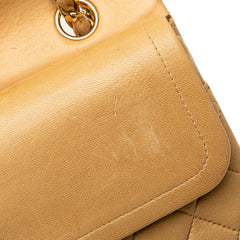 Medium Classic Lambskin Double Flap