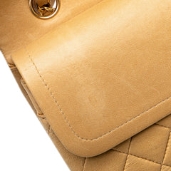 Medium Classic Lambskin Double Flap