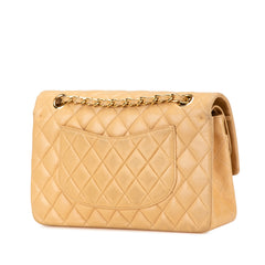 Medium Classic Lambskin Double Flap
