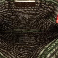 Vitello Trimmed Tweed Flat Tote