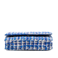 Quilted Boucle Tweed Charm Wallet On Chain