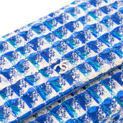 Quilted Boucle Tweed Charm Wallet On Chain