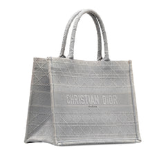 Medium Cannage Embroidered Book Tote