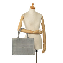 Medium Cannage Embroidered Book Tote