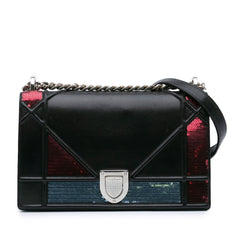 Medium Lambskin Sequin Diorama Flap