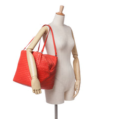 Nappa Intrecciato Cube Shoulder Bag
