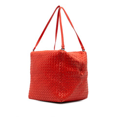 Nappa Intrecciato Cube Shoulder Bag