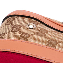 Small GG Canvas Web Joy Boston Bag