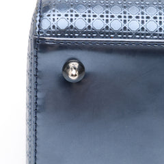 Medium Patent Microcannage Lady Dior