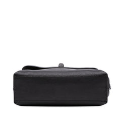 Small Leather Bamboo Daily Satchel