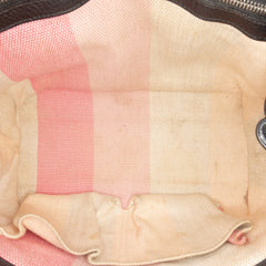 Small Leather Bamboo Daily Satchel