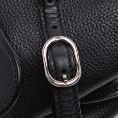 Small Leather Bamboo Daily Satchel