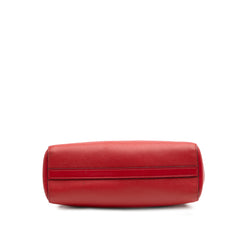 Soft Calf Trimmed Saffiano Lux Open Convertible Tote