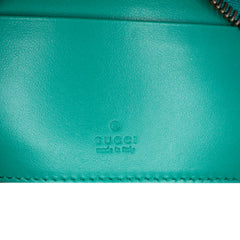 Mini GG Marmont Matelasse Velvet Torchon Half Moon Bag