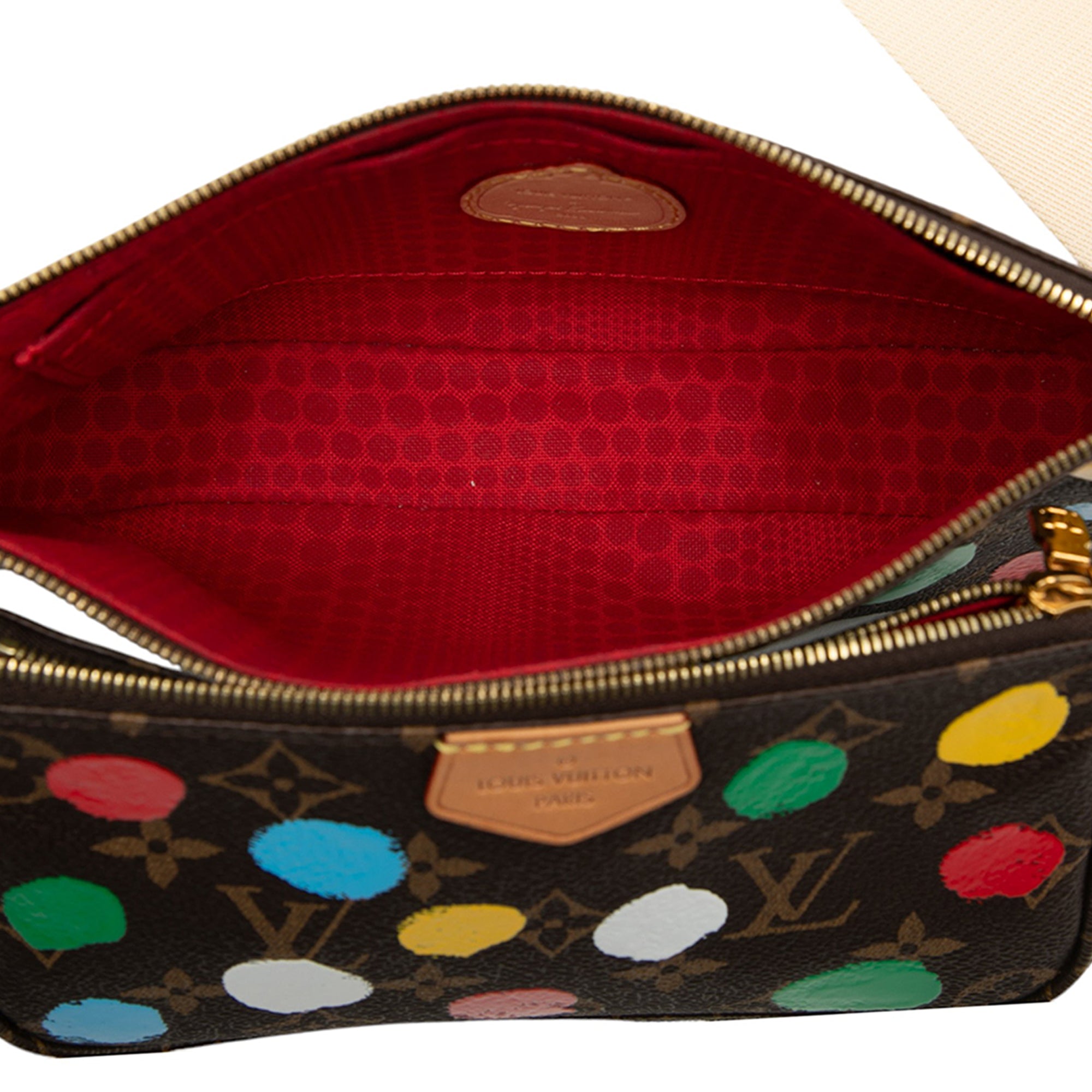 Yayoi Kusama Monogram Painted Dots Multi Pochette Accessoires