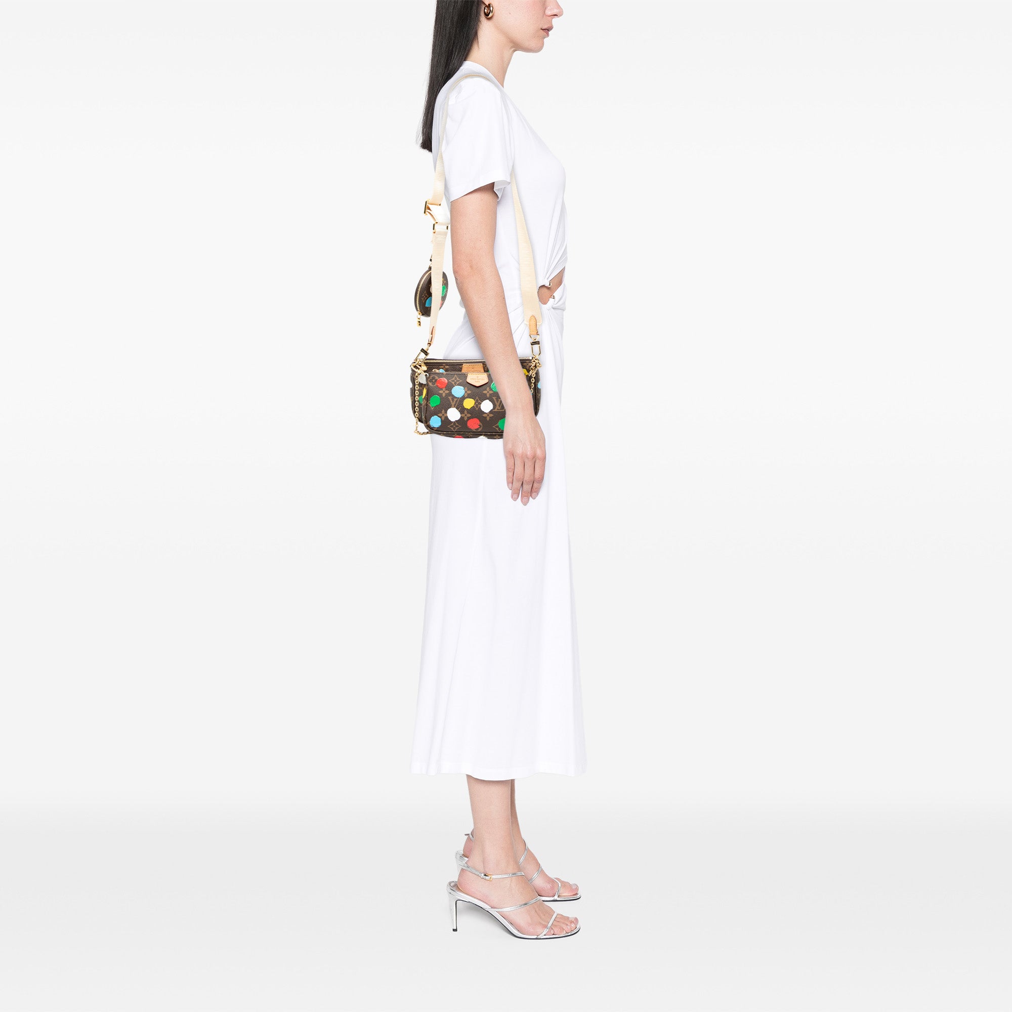 Yayoi Kusama Monogram Painted Dots Multi Pochette Accessoires