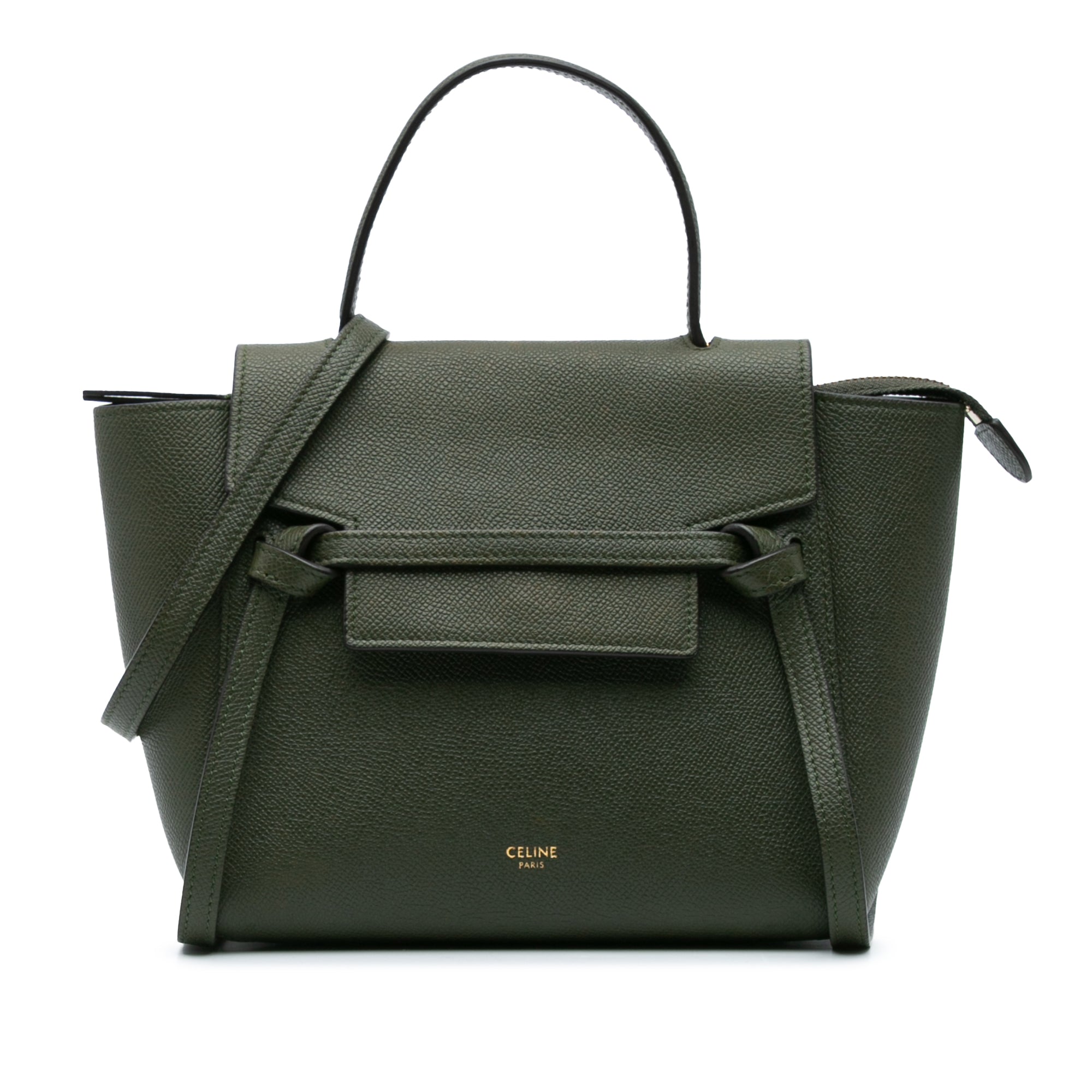 Nano Grained Calfskin Belt Bag
