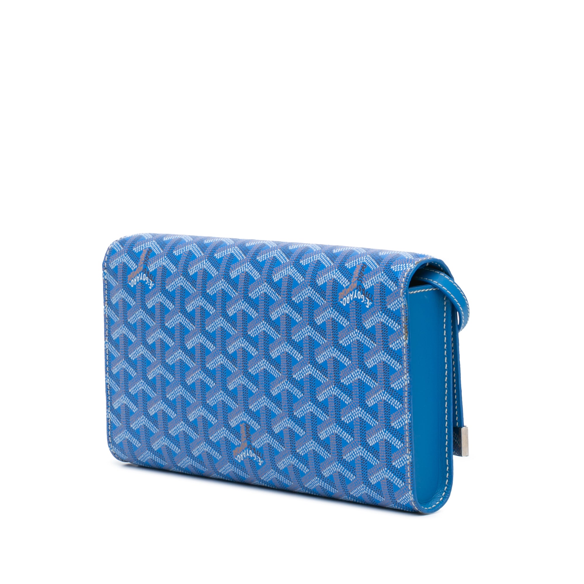 Goyardine Monte Carlo Bois Clutch with Strap