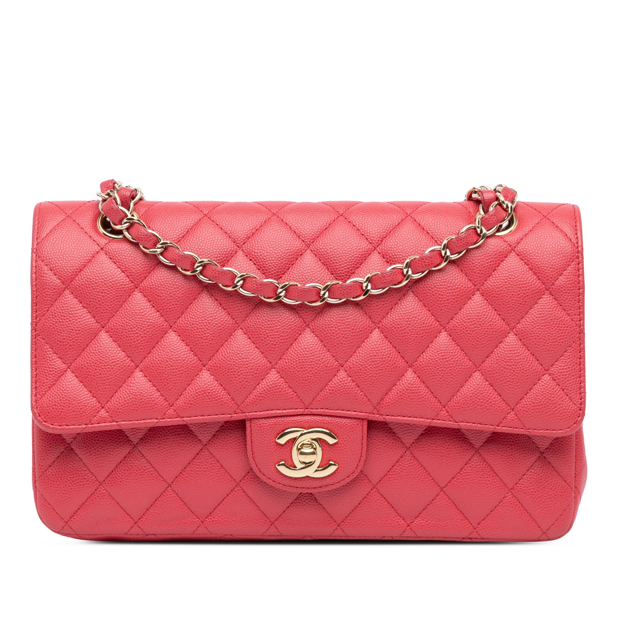 Medium Classic Caviar Double Flap