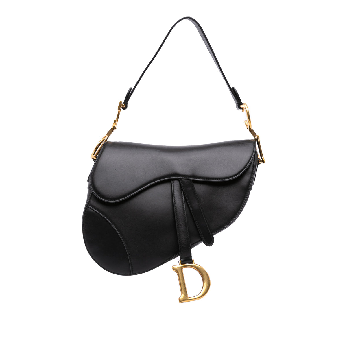 Smooth Calfskin Saddle Bag