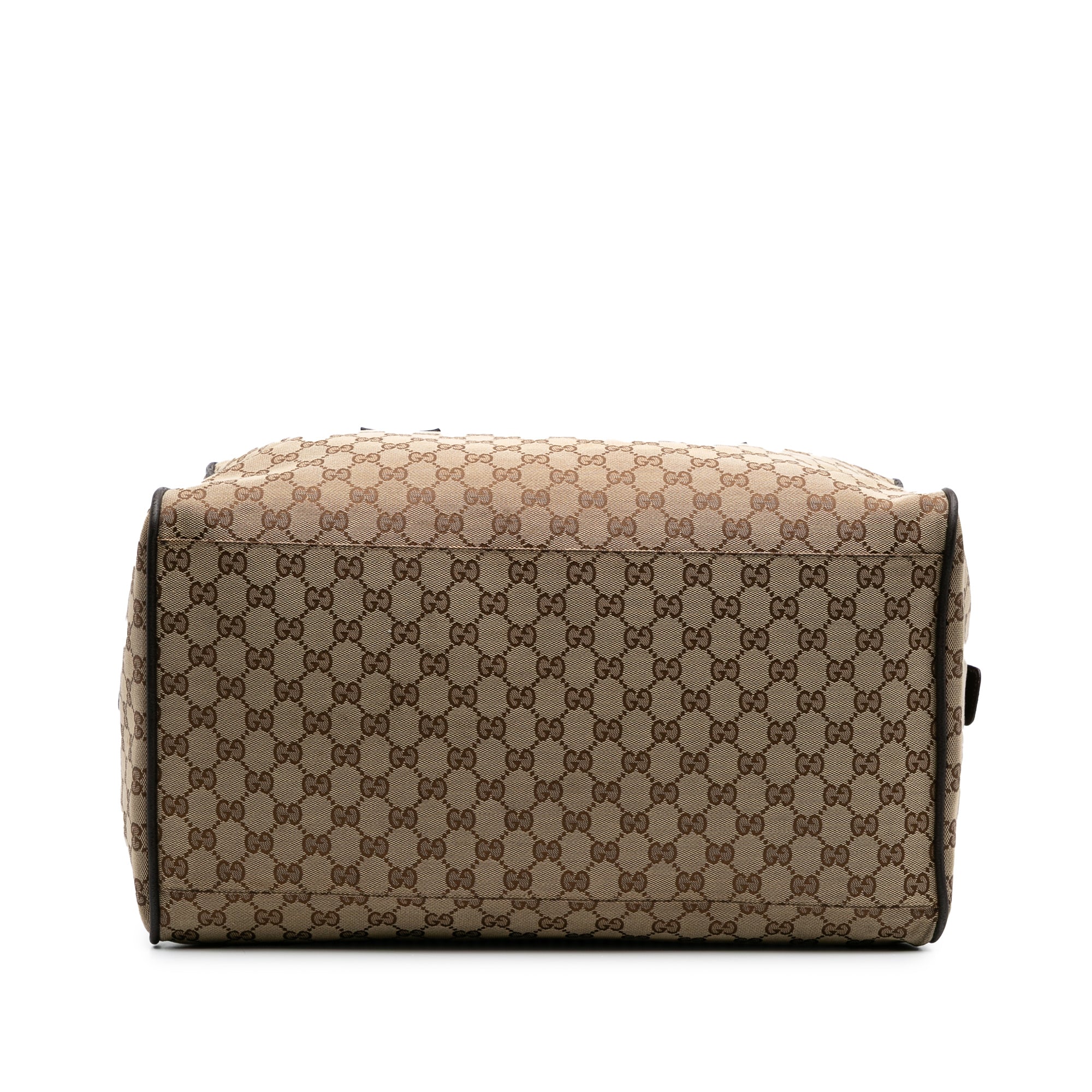 GG Canvas Web Duffle Bag