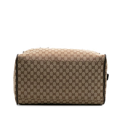 GG Canvas Web Duffle Bag